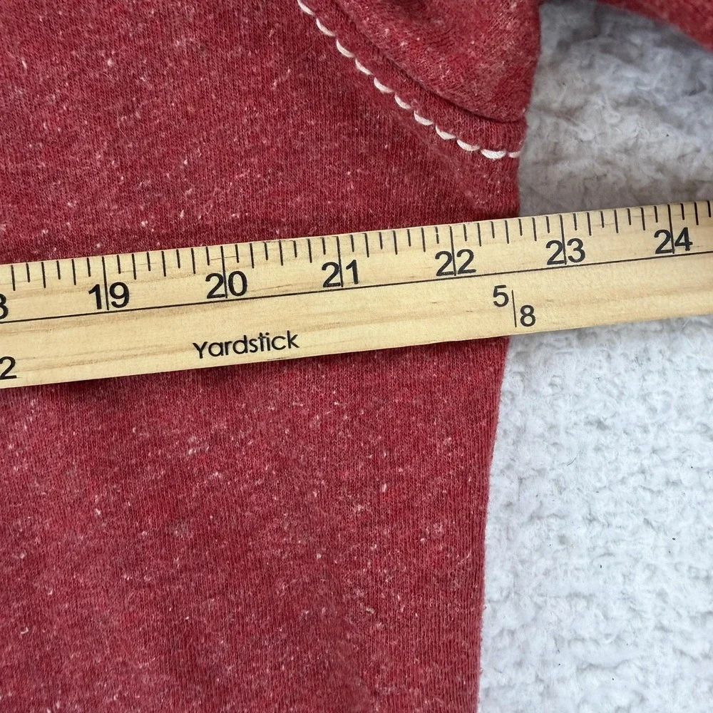 True Religion Hoodie Mens Large Red Full Zip Fleece Big T Logo Sweatshirt